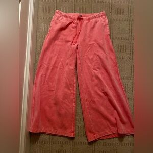 Coral Wide-Leg sweatpants from American eagle
